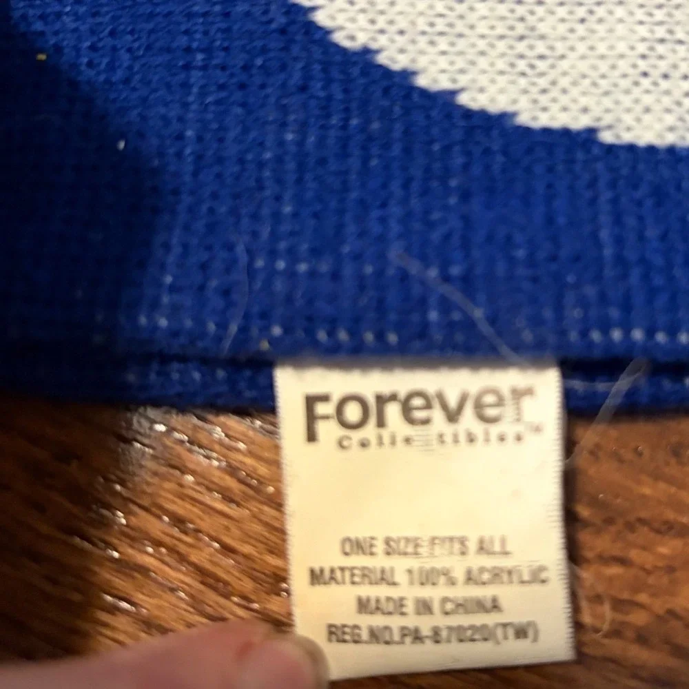Forever Collectibles‎ Indianapolis Colts NFL Knit Scarf Blue White Fringe NWT